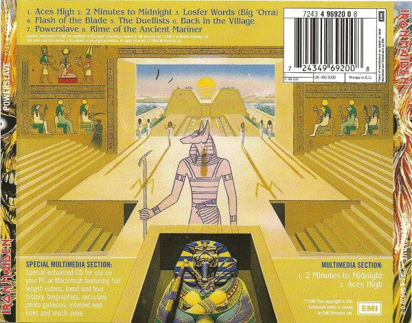 Iron Maiden : Powerslave (CD, Album, Enh, RE, RM, RP)