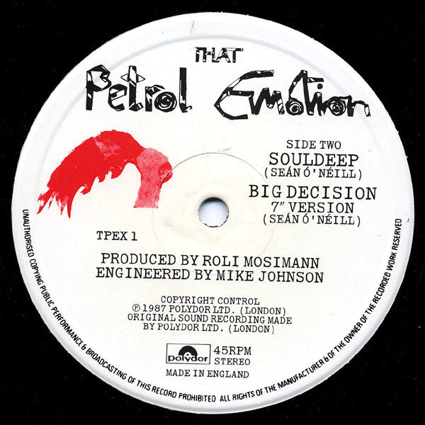 That Petrol Emotion : Big Decision (12", Single)