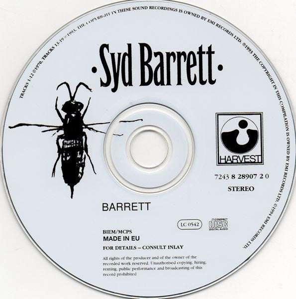 Syd Barrett : Barrett (CD, Album, RE)