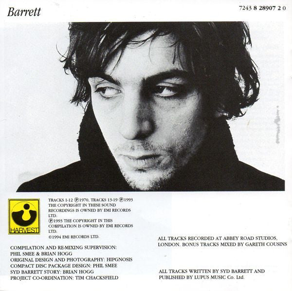 Syd Barrett : Barrett (CD, Album, RE)