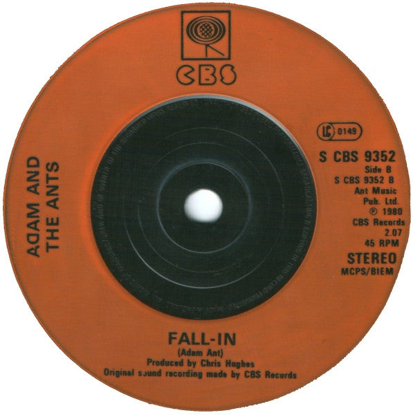 Adam And The Ants : Antmusic (7", Single, Ora)