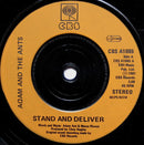 Adam And The Ants : Stand & Deliver! (7", Single, Inj)