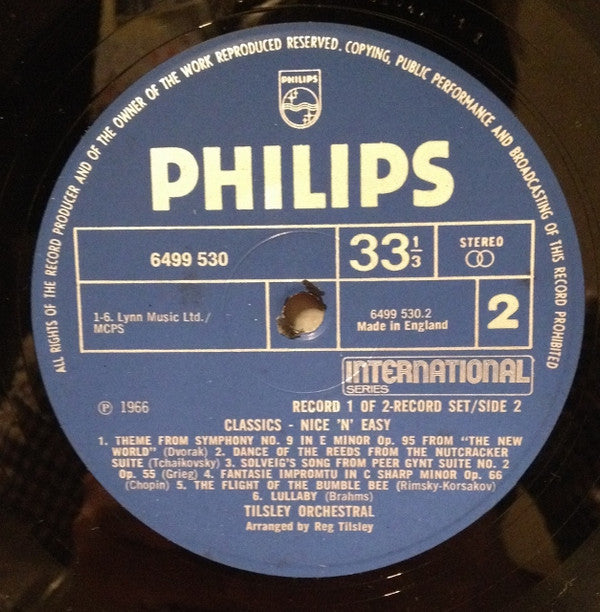 Reg Tilsley Orchestra : Classics - Nice 'n' Easy (2xLP, Album)