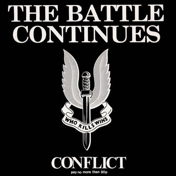 Conflict (2) : The Battle Continues (7", Single, Bla)