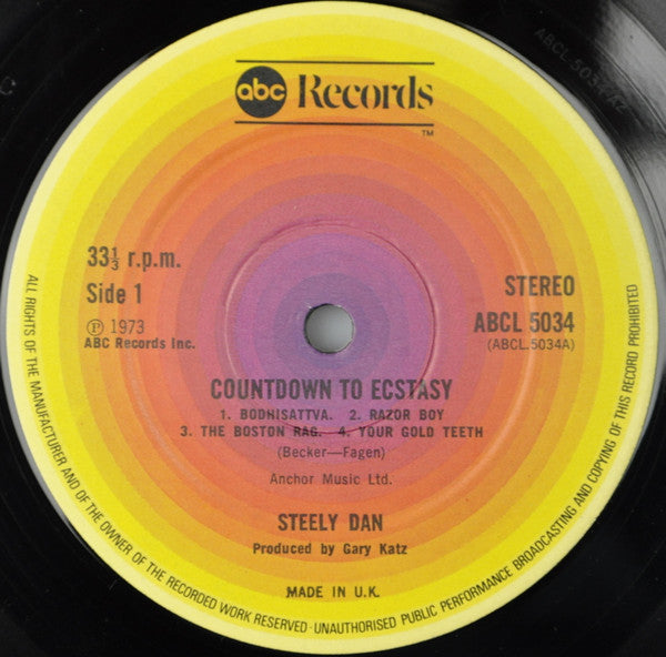 Steely Dan : Countdown To Ecstasy (LP, Album, RE, Ast)