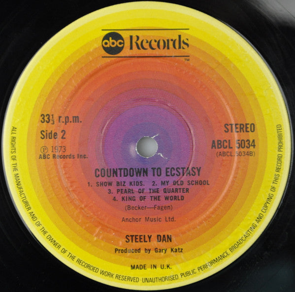 Steely Dan : Countdown To Ecstasy (LP, Album, RE, Ast)