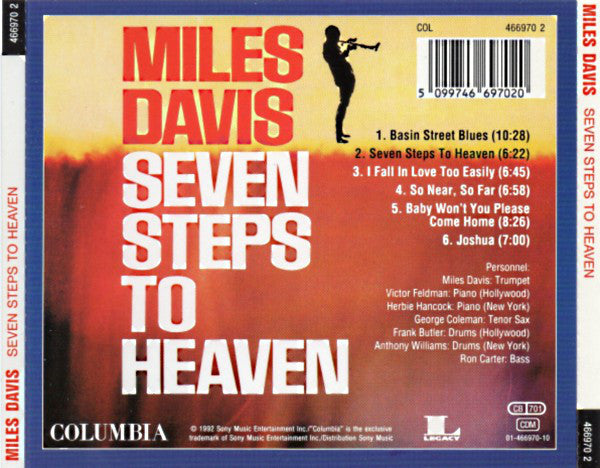 Miles Davis : Seven Steps To Heaven (CD, Album, RE, RM)