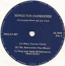 Christopher Rowe & Ian Clark : Songs For Humberside (7", EP)