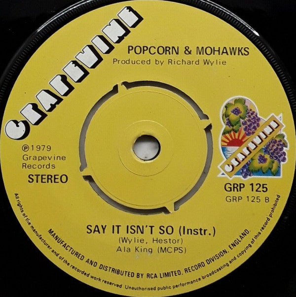 Betty Boo (2) / Popcorn And The Mohawks : Say It Isn't So (7", Single)