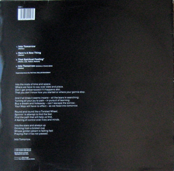 The Paul Weller Movement : Into Tomorrow (12")