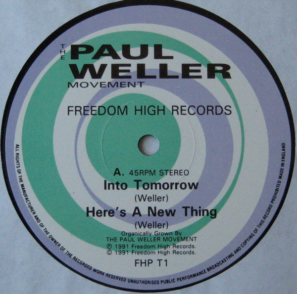 The Paul Weller Movement : Into Tomorrow (12")