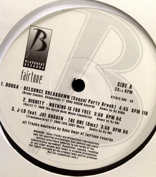 Various : Blackbeat #6 (12", Promo)