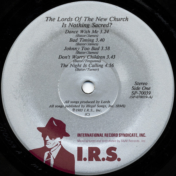 Lords Of The New Church : Is Nothing Sacred? (LP, Album, Mon)