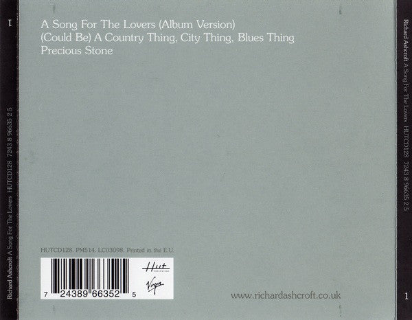 Richard Ashcroft : A Song For The Lovers (CD, Single)