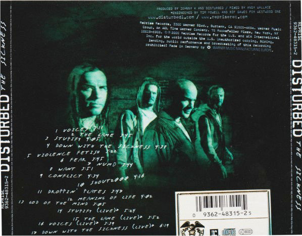 Disturbed : The Sickness (CD, Album, RE, WMM)