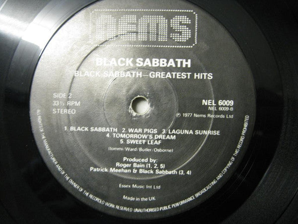 Black Sabbath : Greatest Hits (LP, Comp)