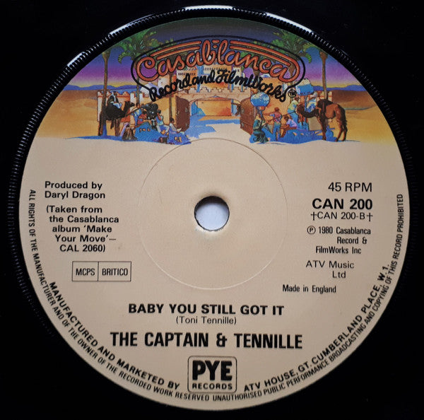 Captain And Tennille : Happy Together (7")