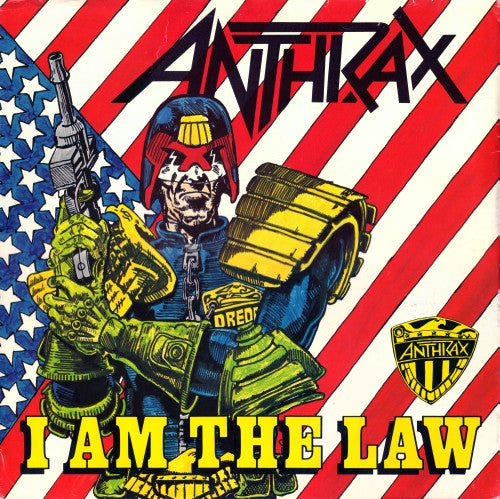 Anthrax : I Am The Law (12", Single, Ltd, Pos)