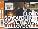 Lloyd Cole : So You'd Like To Save The World (CD, Single, Promo)