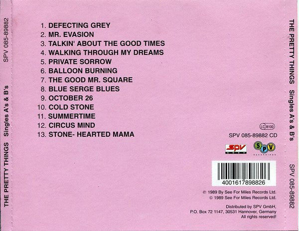 The Pretty Things : The Singles A's & B's (CD, Comp, RE)