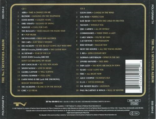 Various : The Number One 70's Album (2xCD, Comp)