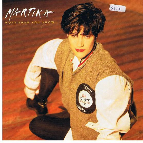 Martika : More Than You Know (7", Single)