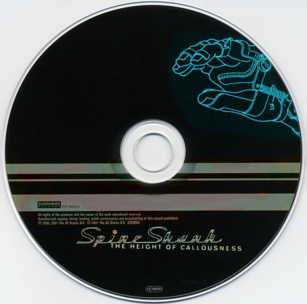 Spineshank : The Height Of Callousness (CD, Album)