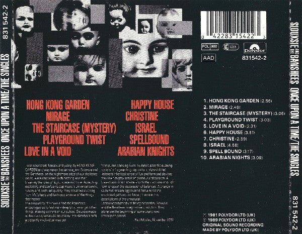 Siouxsie & The Banshees : Once Upon A Time/The Singles (CD, Comp, RE)