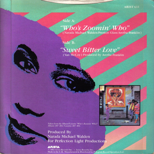 Aretha Franklin : Who's Zoomin' Who (7", Single)