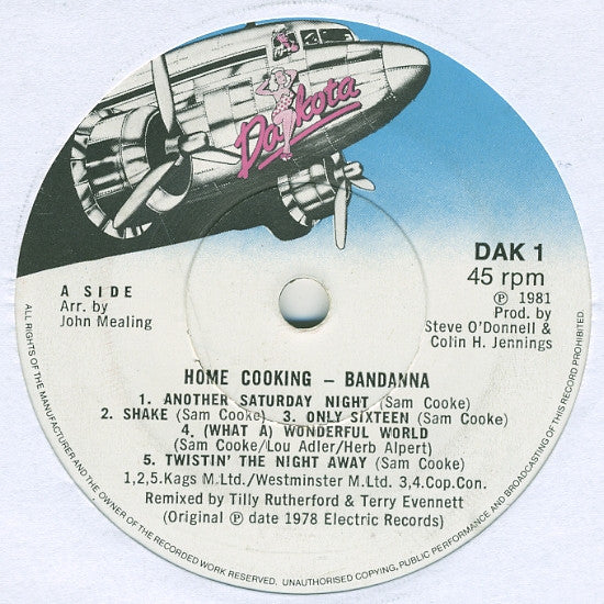 Bandanna (2) : Home Cookin' (7")