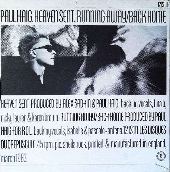 Paul Haig : Heaven Sent (12", Single)