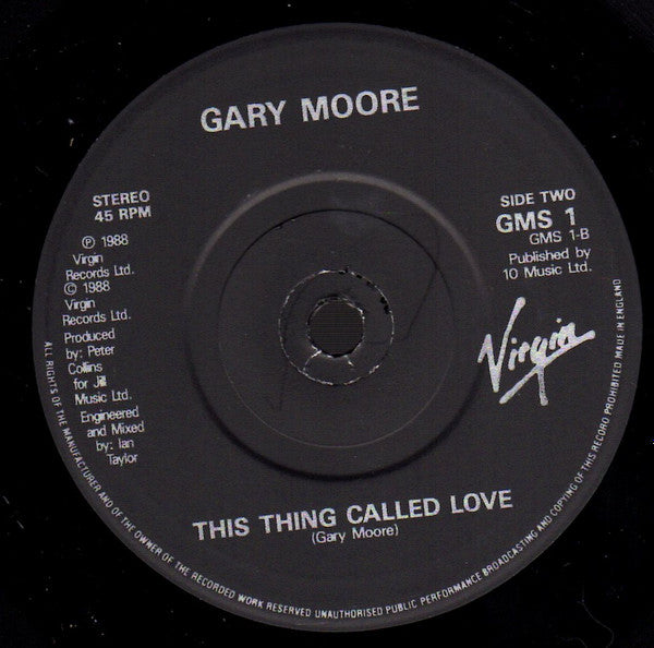 Gary Moore : After The War (7", Single)