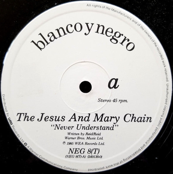 The Jesus And Mary Chain : Never Understand (12")
