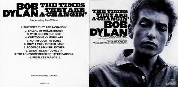 Bob Dylan : The Times They Are A-Changin' (CD, Album, RE)