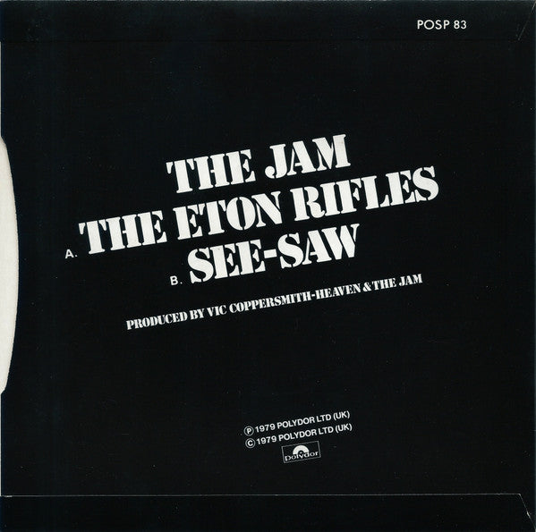 The Jam : The Eton Rifles (7", Single, RE)