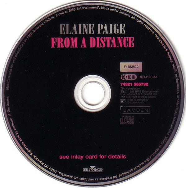 Elaine Paige : From A Distance (CD, Comp)