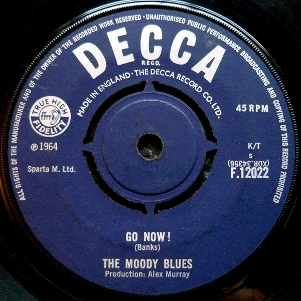 The Moody Blues : Go Now ! / It's Easy Child (7", Single)