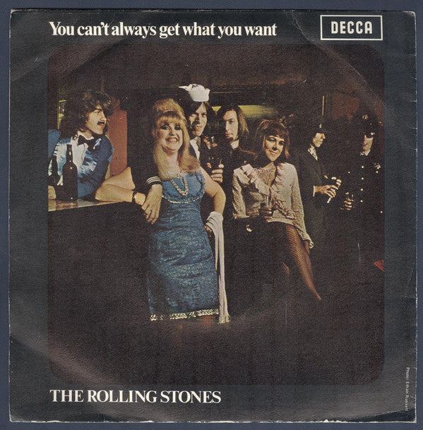 The Rolling Stones : Honky Tonk Women / You Can't Always Get What You Want (7", Single)