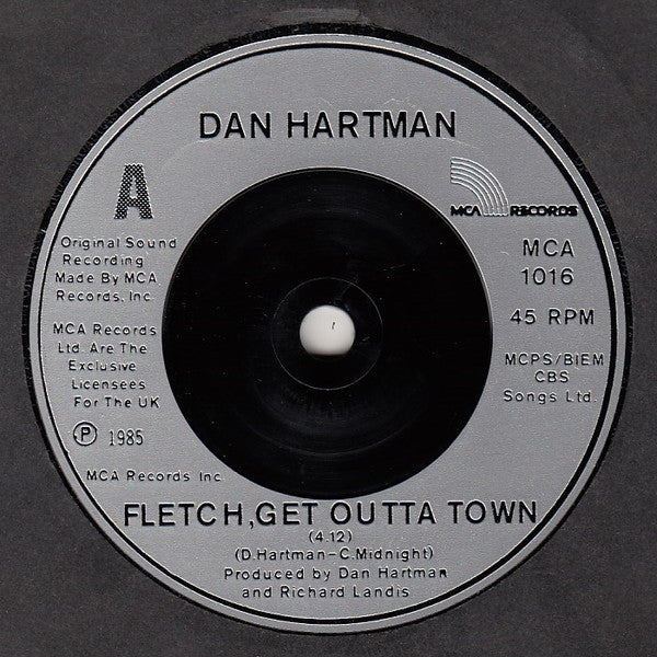 Dan Hartman : Get Outta Town (7", Single)