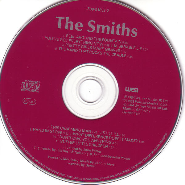 The Smiths : The Smiths (CD, Album, RE)