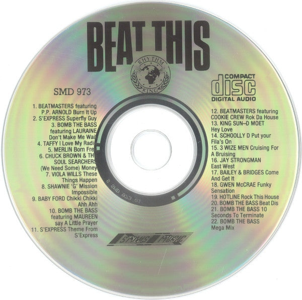 Various : Beat This - 20 Hits From Rhythm King (CD, Comp)