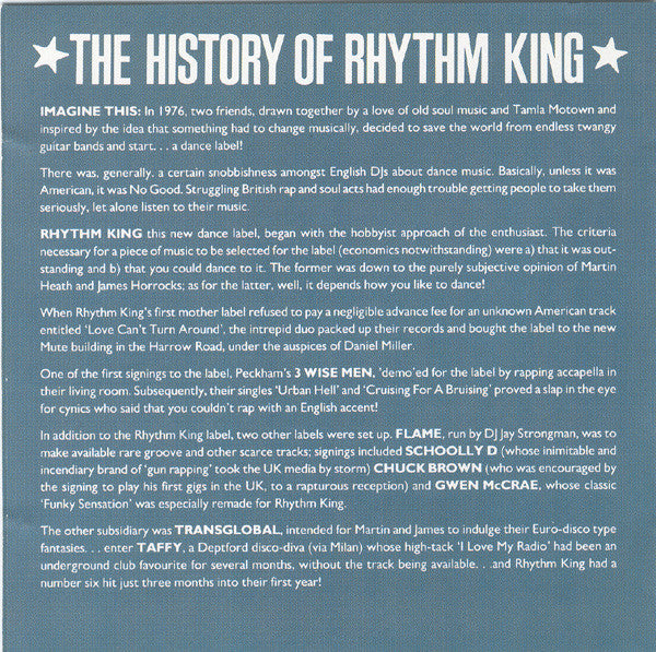 Various : Beat This - 20 Hits From Rhythm King (CD, Comp)