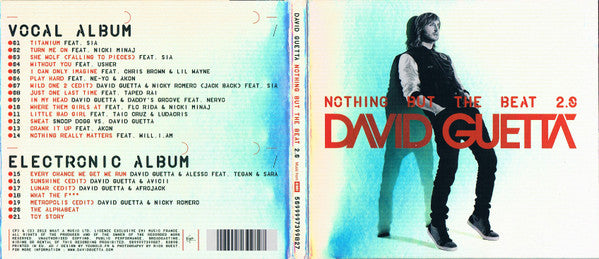 David Guetta : Nothing But The Beat 2.0 (CD, Album)