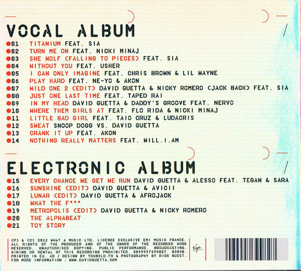 David Guetta : Nothing But The Beat 2.0 (CD, Album)