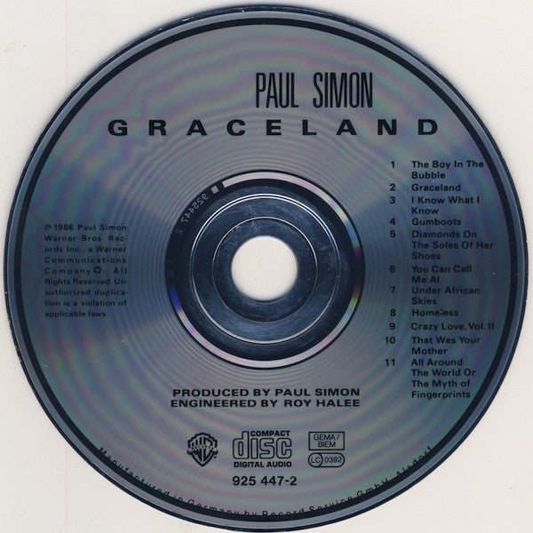 Paul Simon : Graceland (CD, Album)