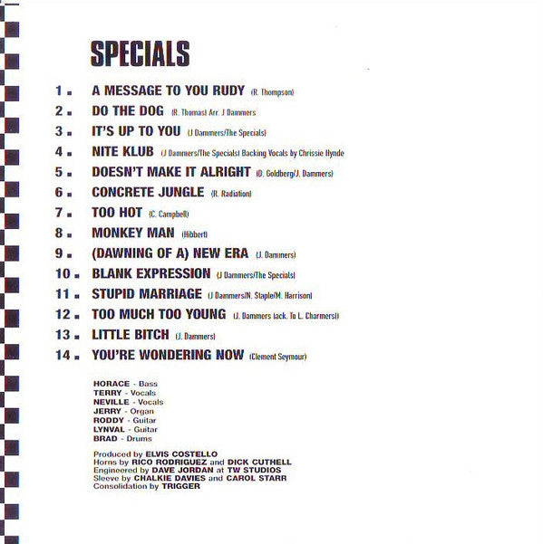 Specials* : Specials (CD, Album, Enh, RE, RM)