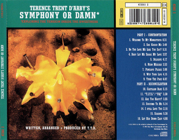 Terence Trent D'Arby : Terence Trent D'Arby's Symphony Or Damn (Exploring The Tension Inside The Sweetness) (CD, Album)