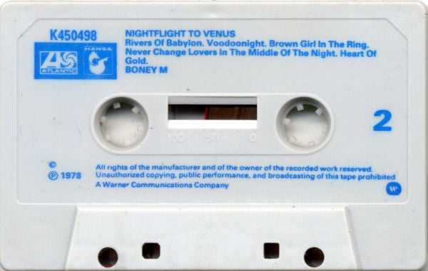 Boney M. : Nightflight To Venus (Cass, Album)