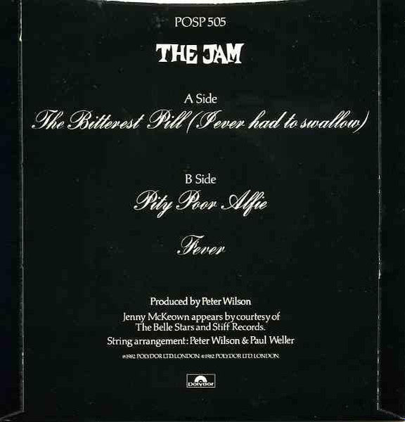 The Jam : The Bitterest Pill (I Ever Had To Swallow) (7", Single, Fre)