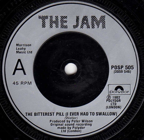 The Jam : The Bitterest Pill (I Ever Had To Swallow) (7", Single, Fre)